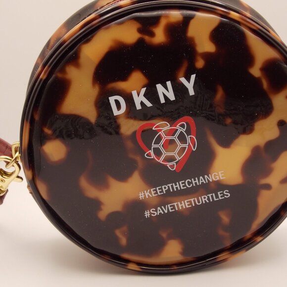 DKNY Tortoise Keep The Change Save The Turtles Wristlet - Picture 1 of 7